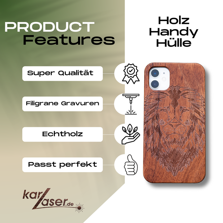 Holz Handyhülle Design 